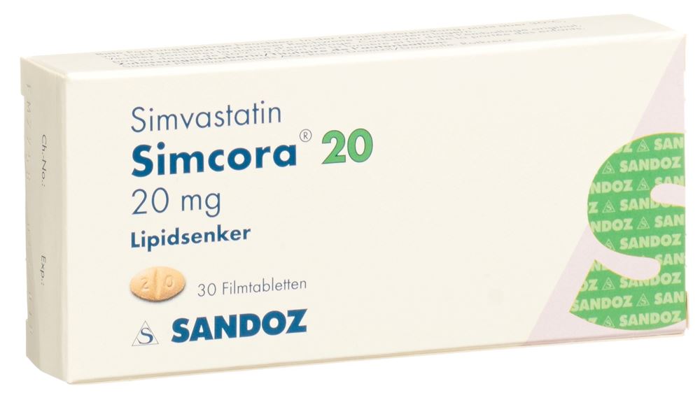 Simcora 20, Filmtabletten