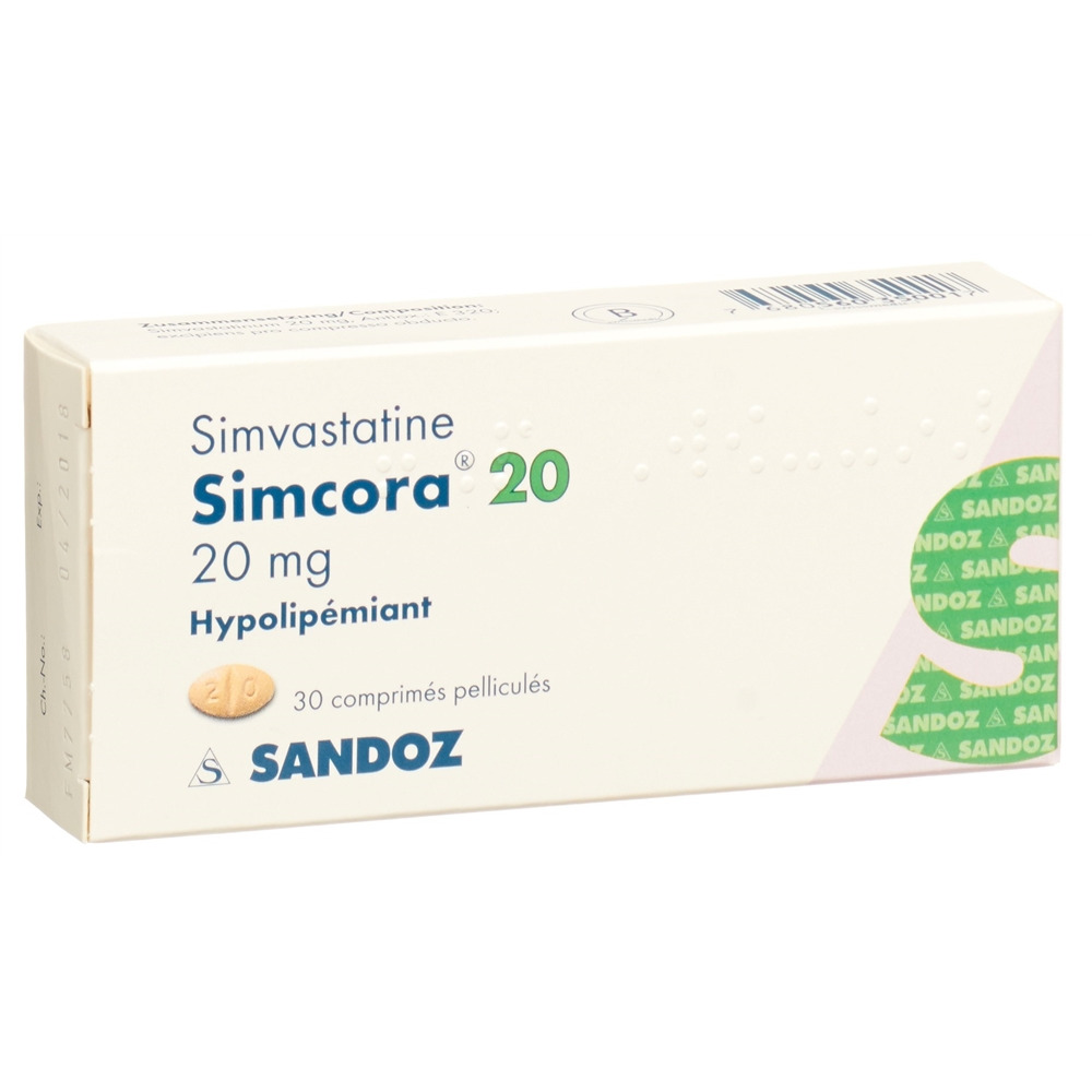 Simcora 20, Filmtabletten