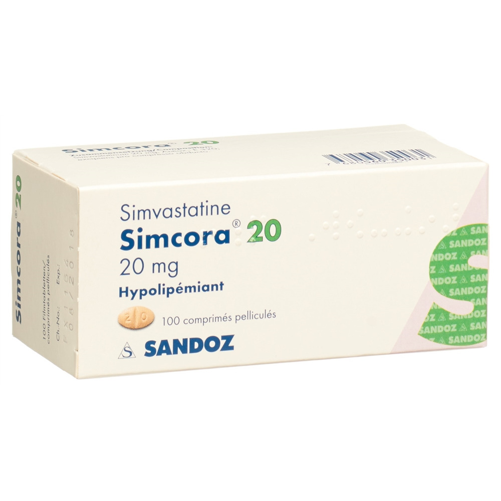 Simcora 20, Filmtabletten