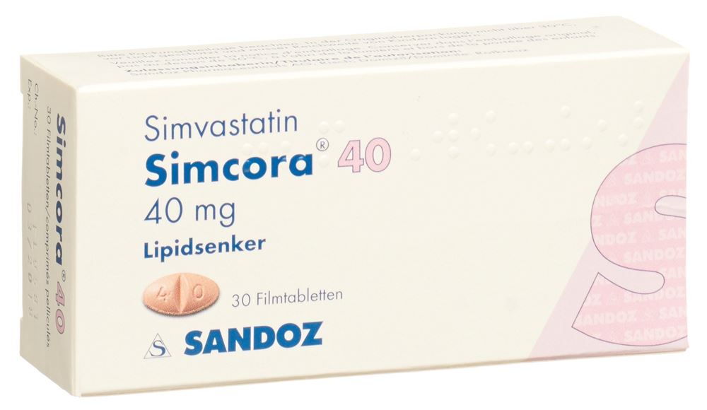 Simcora 40, Filmtabletten
