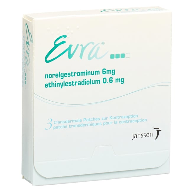 EVRA patch mat 3 pce