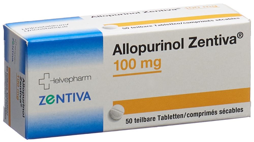 ALLOPURINOL Zentiva cpr 100 mg 50 pce