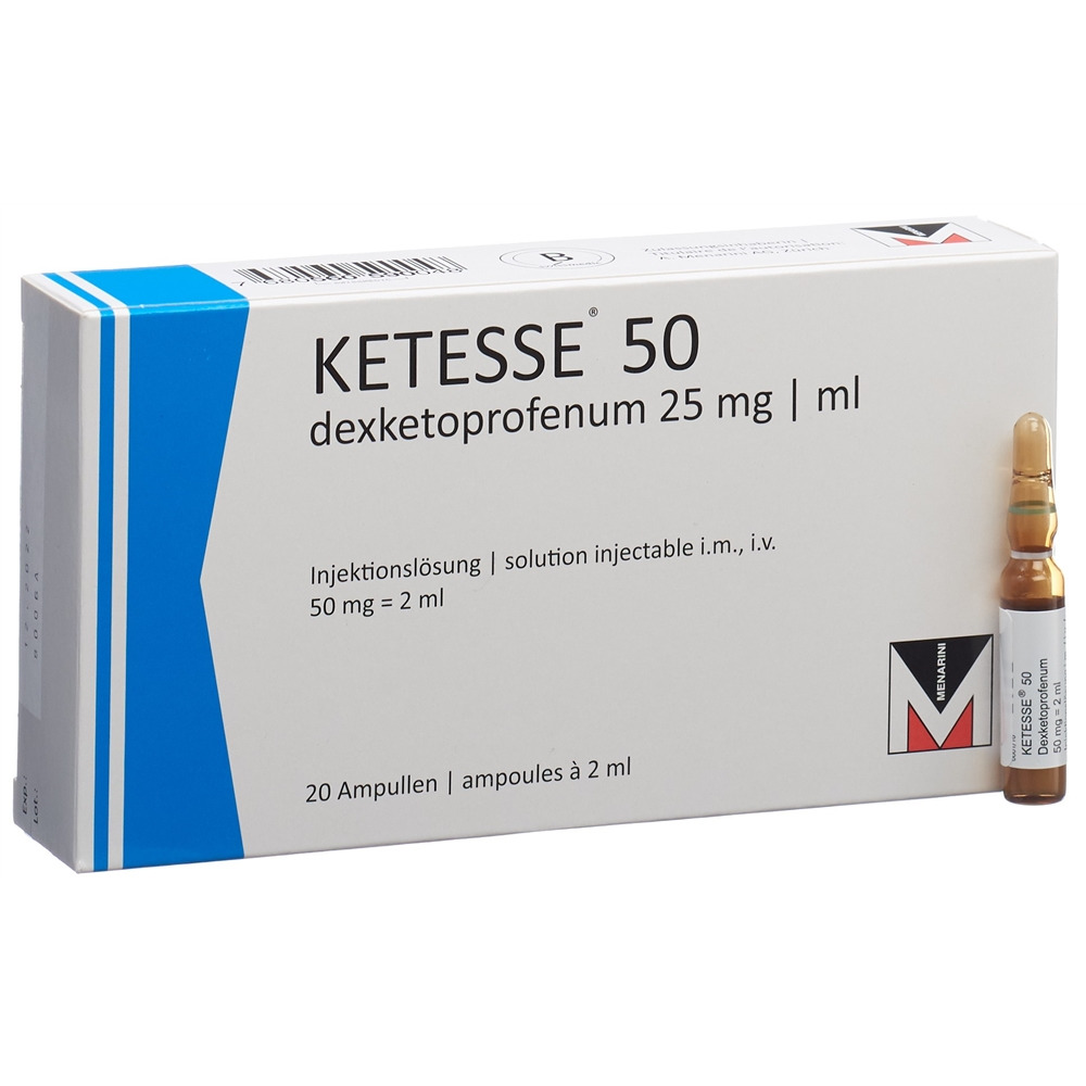 KETESSE sol inj 50 mg/2ml 5 amp 2 ml