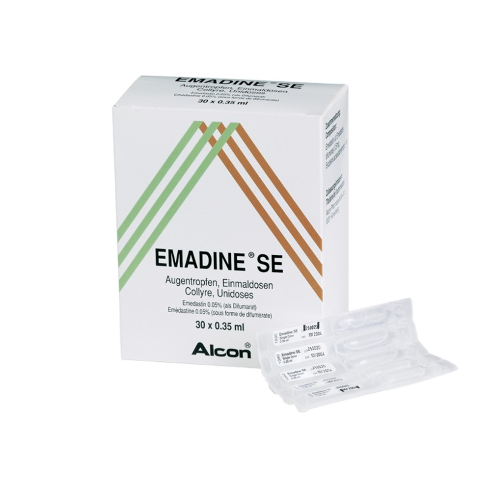 Emadine SE, Augentropfen, Einmaldosen