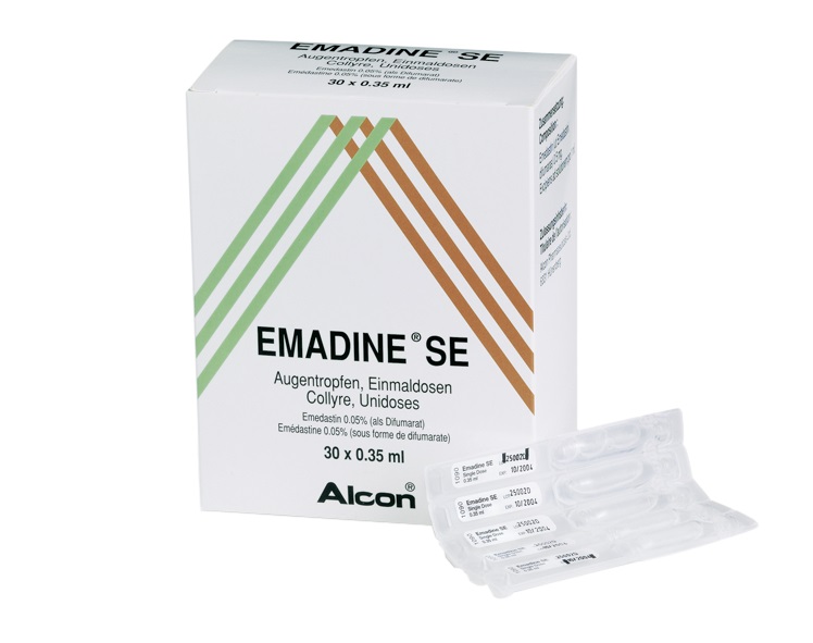 Emadine SE, Augentropfen, Einmaldosen
