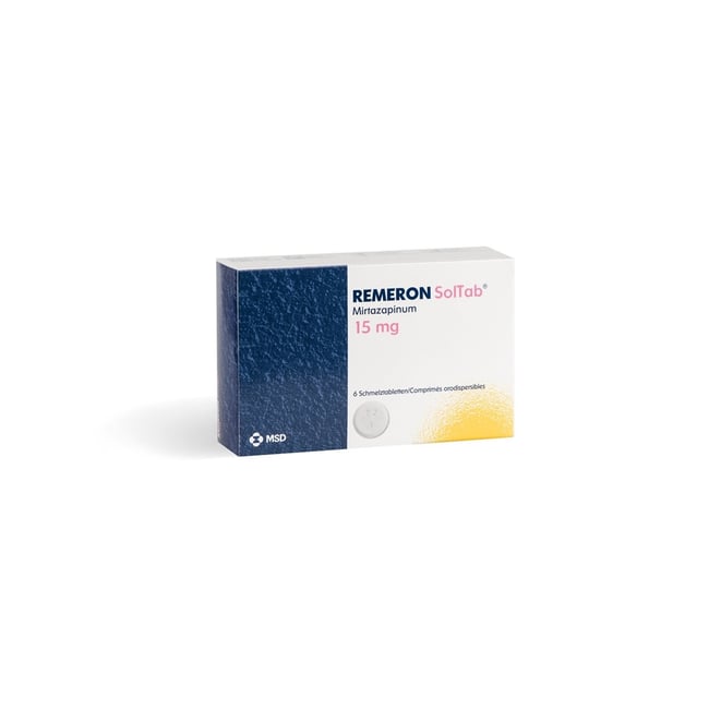 REMERON SolTab cpr orodisp 15 mg 6 pce