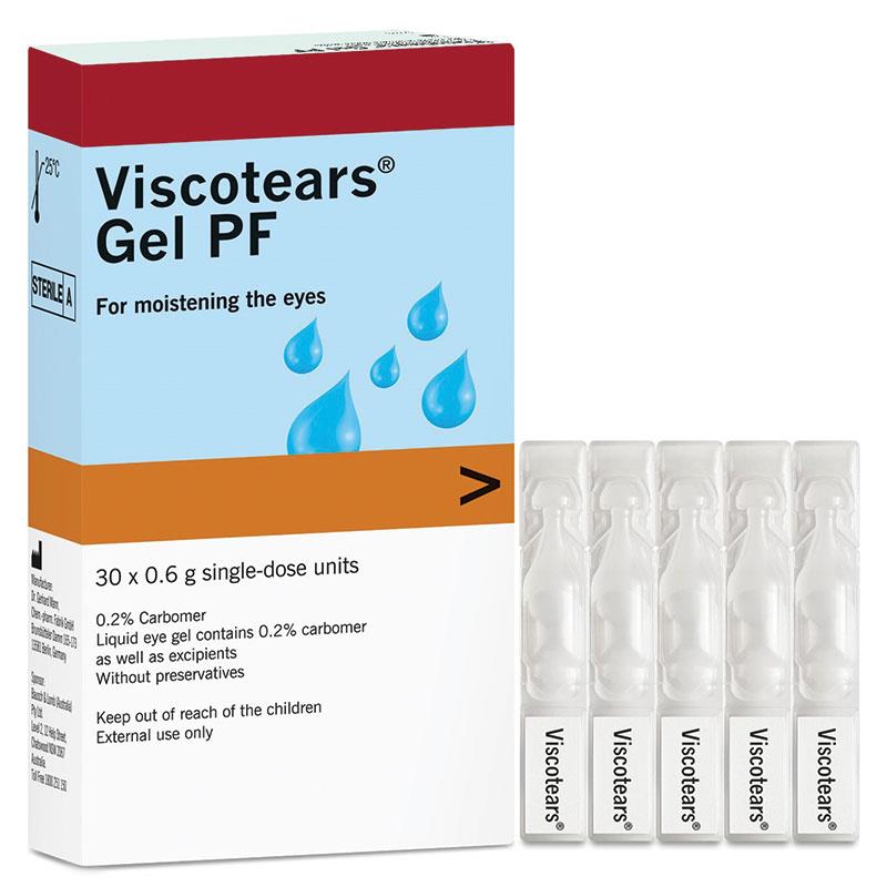 VISCOTEARS SDU gel opht 30 monodos 0.6 g