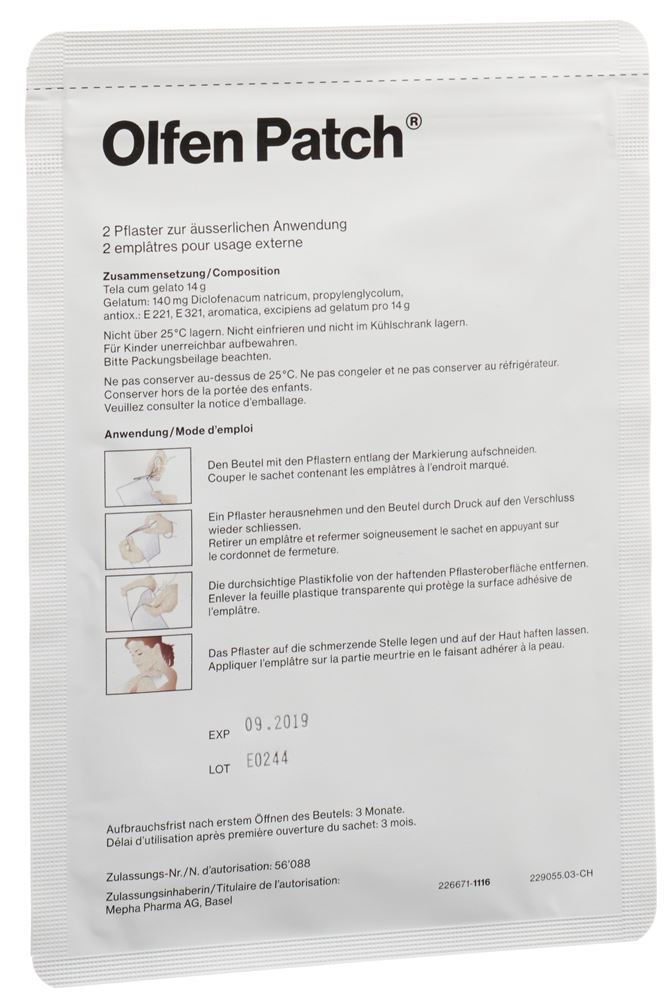 OLFEN PATCH empl sach 10 pce
