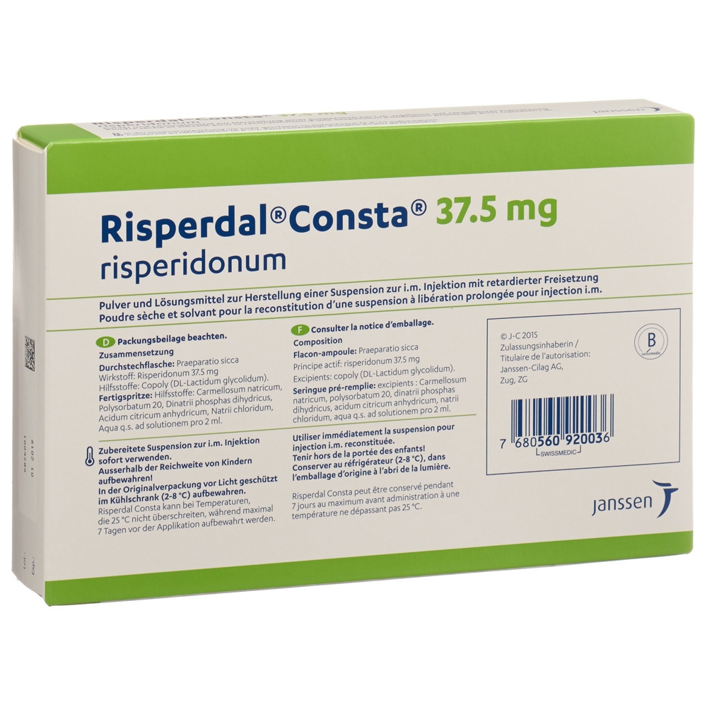 Risperdal Consta 37,5 mg, Suspension zur i.m. Applikation