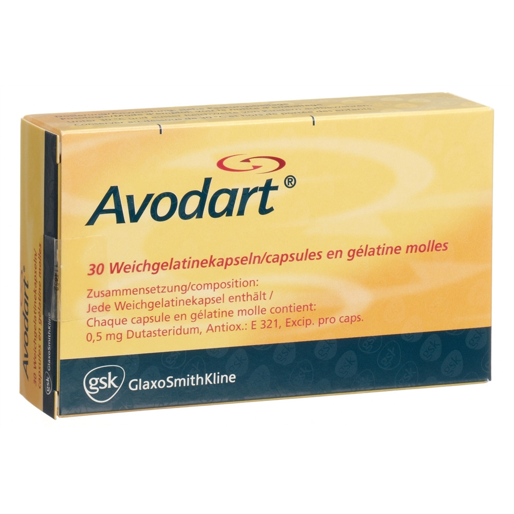 AVODART caps moll 0.5 mg 30 pce