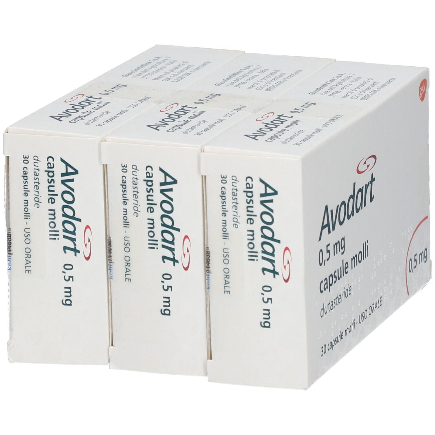 AVODART caps moll 0.5 mg 30 pce