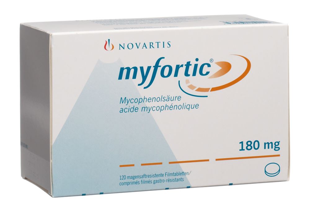 MYFORTIC cpr pell 180 mg 120 pce