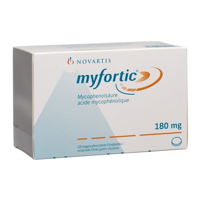 MYFORTIC cpr pell 180 mg 120 pce