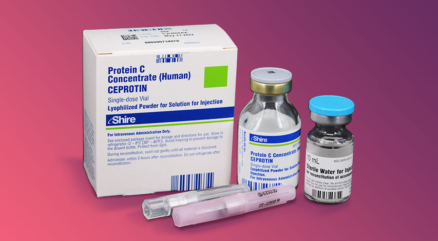 CEPROTIN subst sèche 500 UI c solv flac