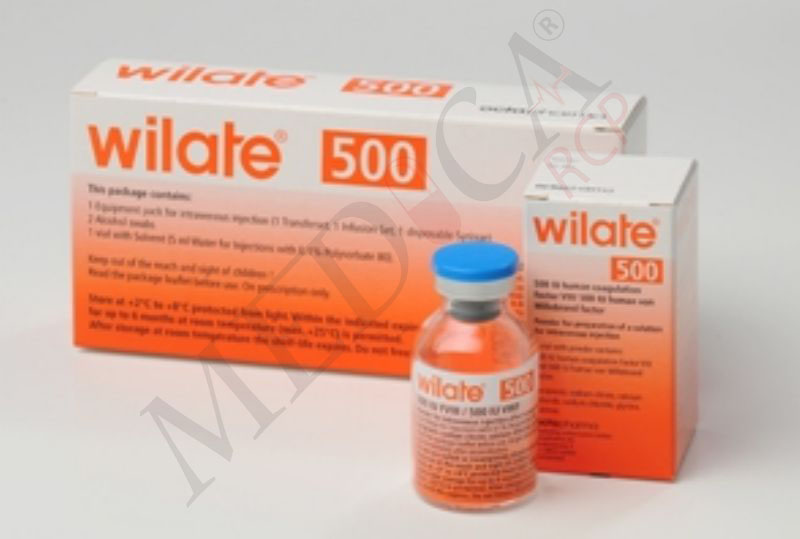 WILATE subst sèche 500 UI c solv flac
