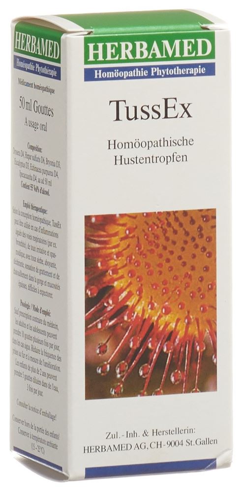 TUSSEX gouttes contre la toux fl 50 ml