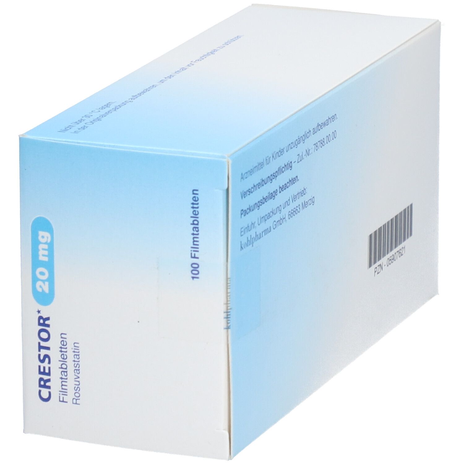 CRESTOR cpr pell 20 mg 100 pce