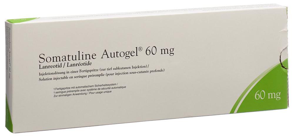 SOMATULINE AUTOGEL sol inj 60 mg système sécurité