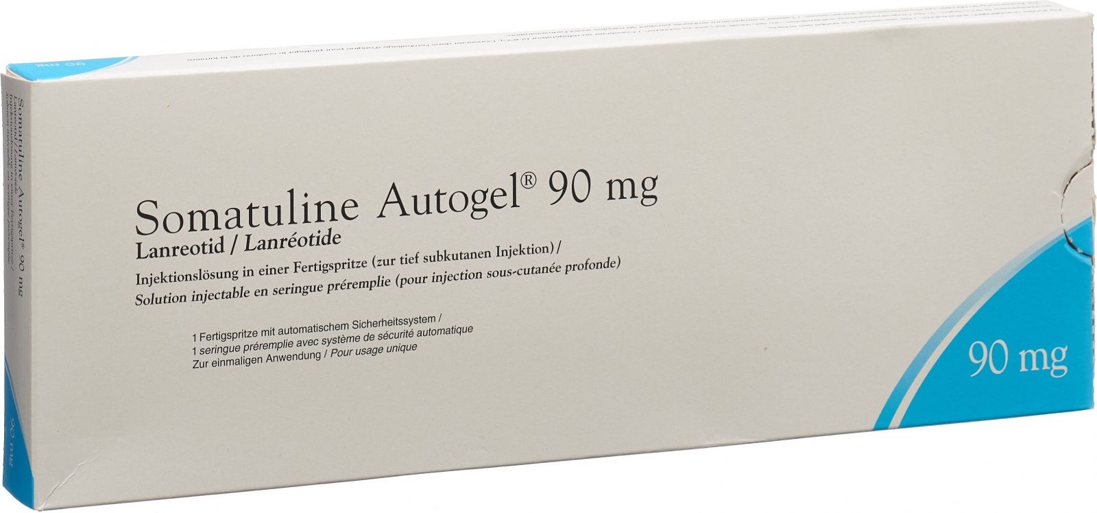 SOMATULINE AUTOGEL sol inj 90 mg système sécurité