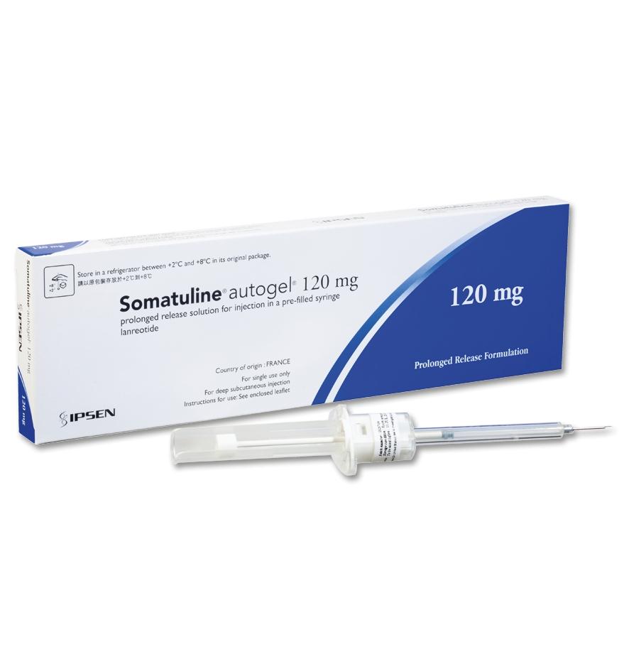 SOMATULINE AUTOGEL sol inj 120 mg système sécurité