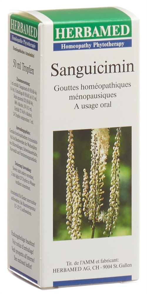 SANGUICIMIN gouttes hom ménopause fl 50 ml