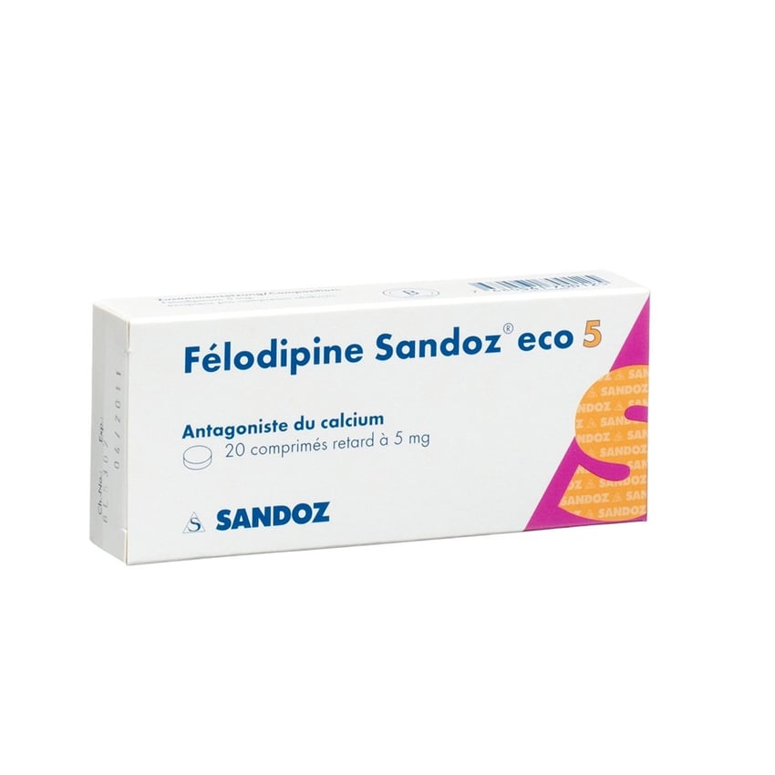 FELODIPINE Sandoz eco cpr ret 2.5 mg 30 pce