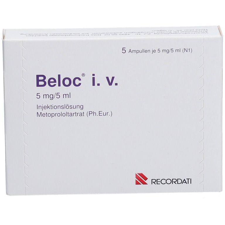 BELOC sol inj 5 mg/5ml i.v. 5 amp 5 ml