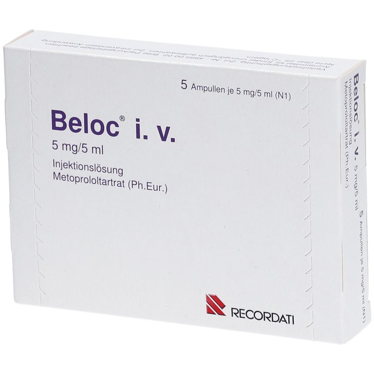 BELOC sol inj 5 mg/5ml i.v. 5 amp 5 ml