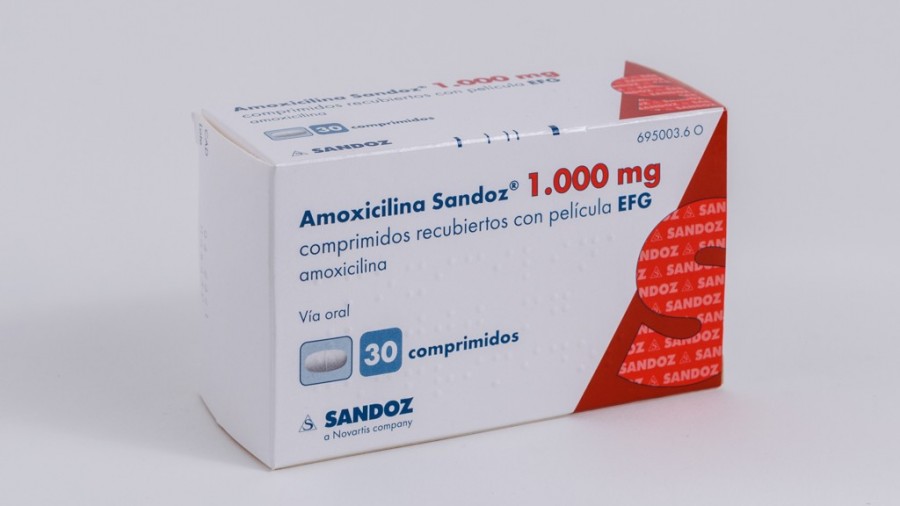 AMOXICILLINE Sandoz cpr disp 1000 mg 3 pce