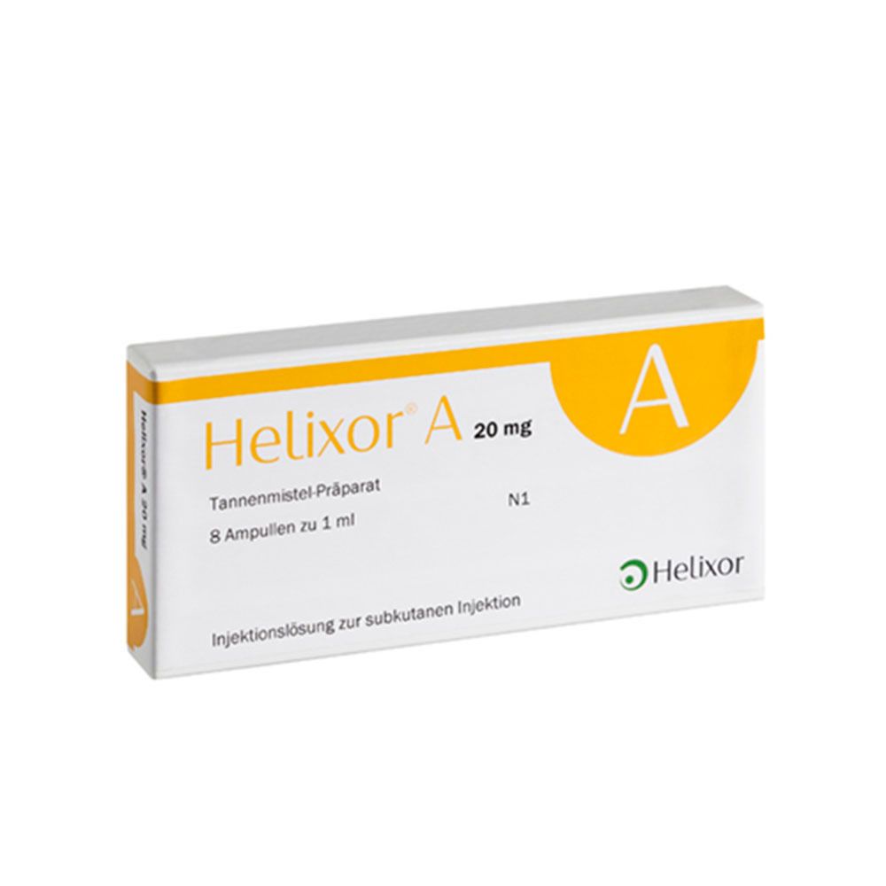 HELIXOR A sol inj 20 mg amp 8 pce