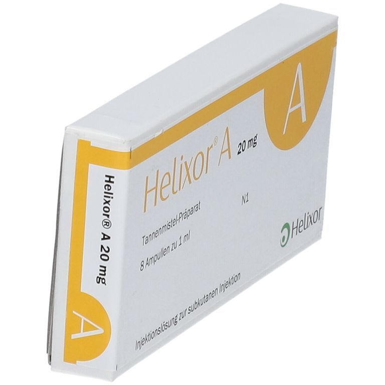 HELIXOR A sol inj 20 mg amp 8 pce
