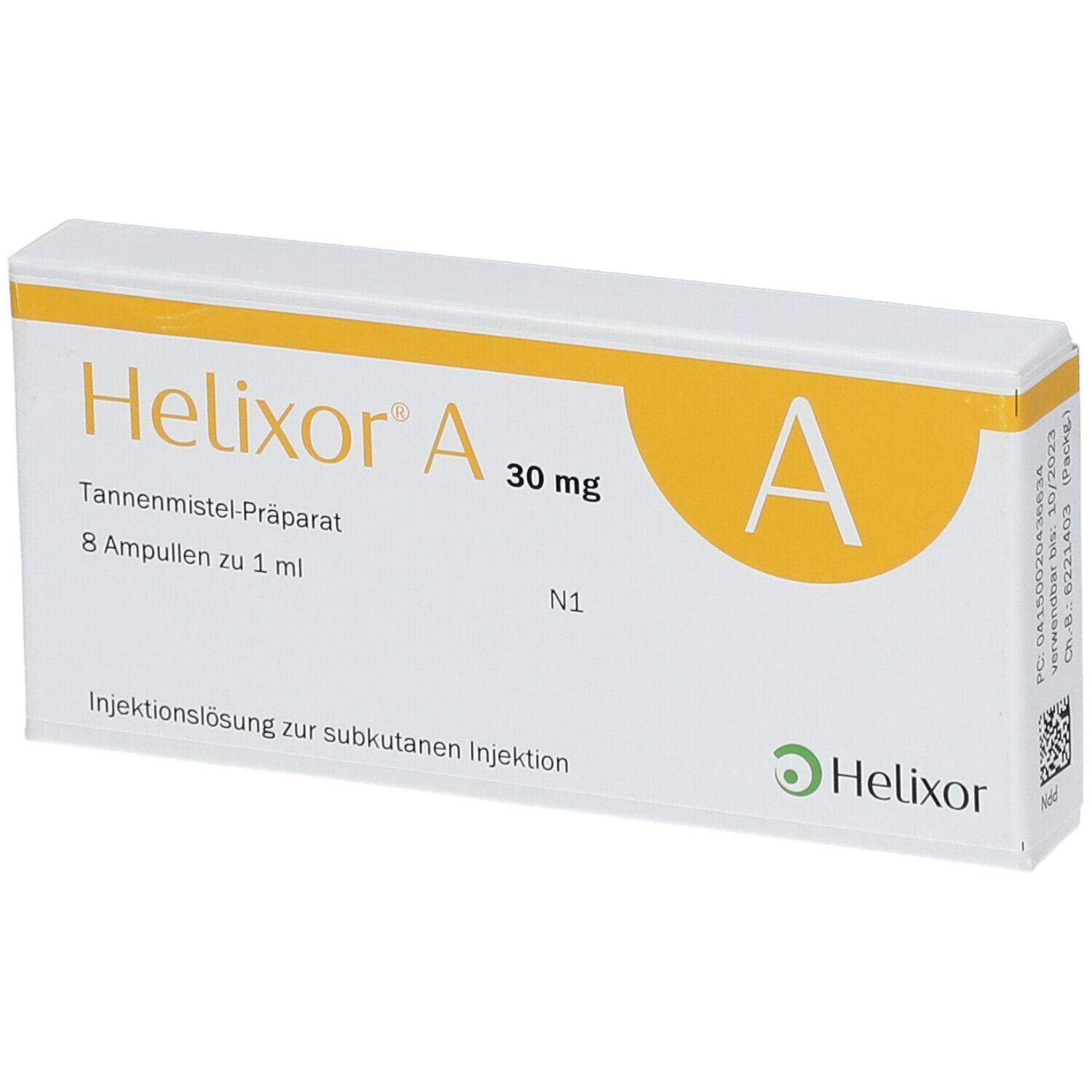 HELIXOR A sol inj 30 mg amp 8 pce