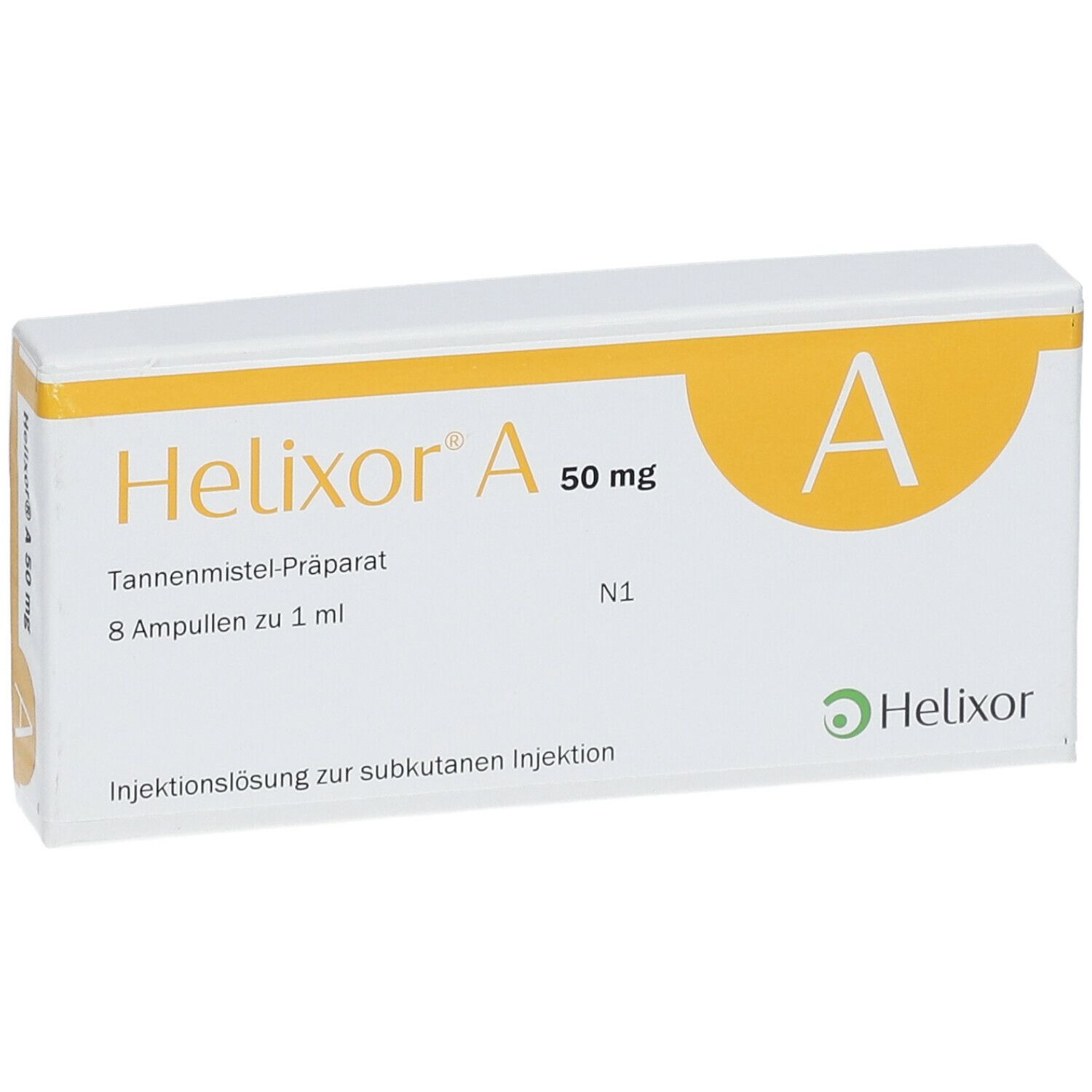 HELIXOR A sol inj 50 mg amp 8 pce