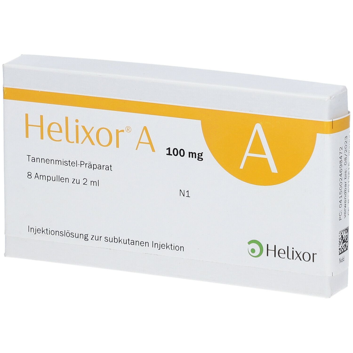HELIXOR A sol inj 100 mg 8 amp 2 ml