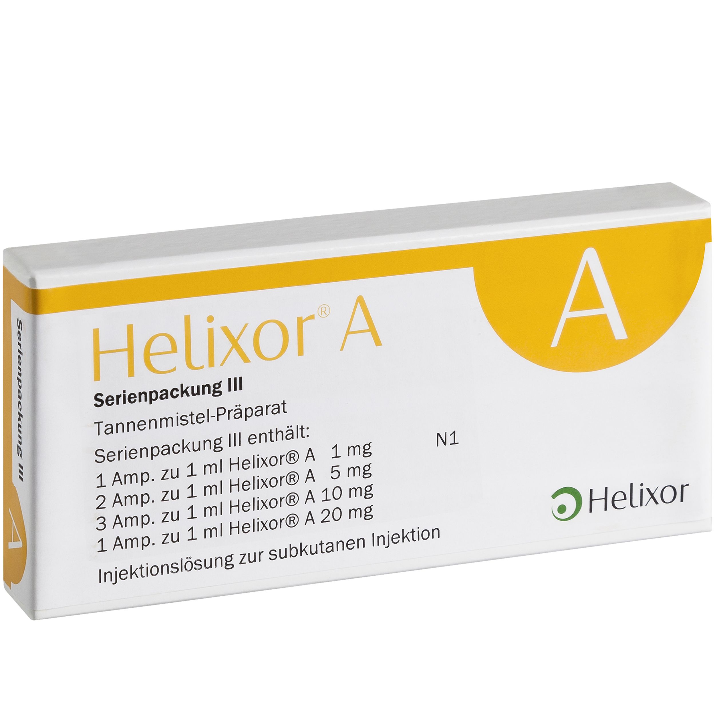 HELIXOR A série 3 sol inj amp 7 pce