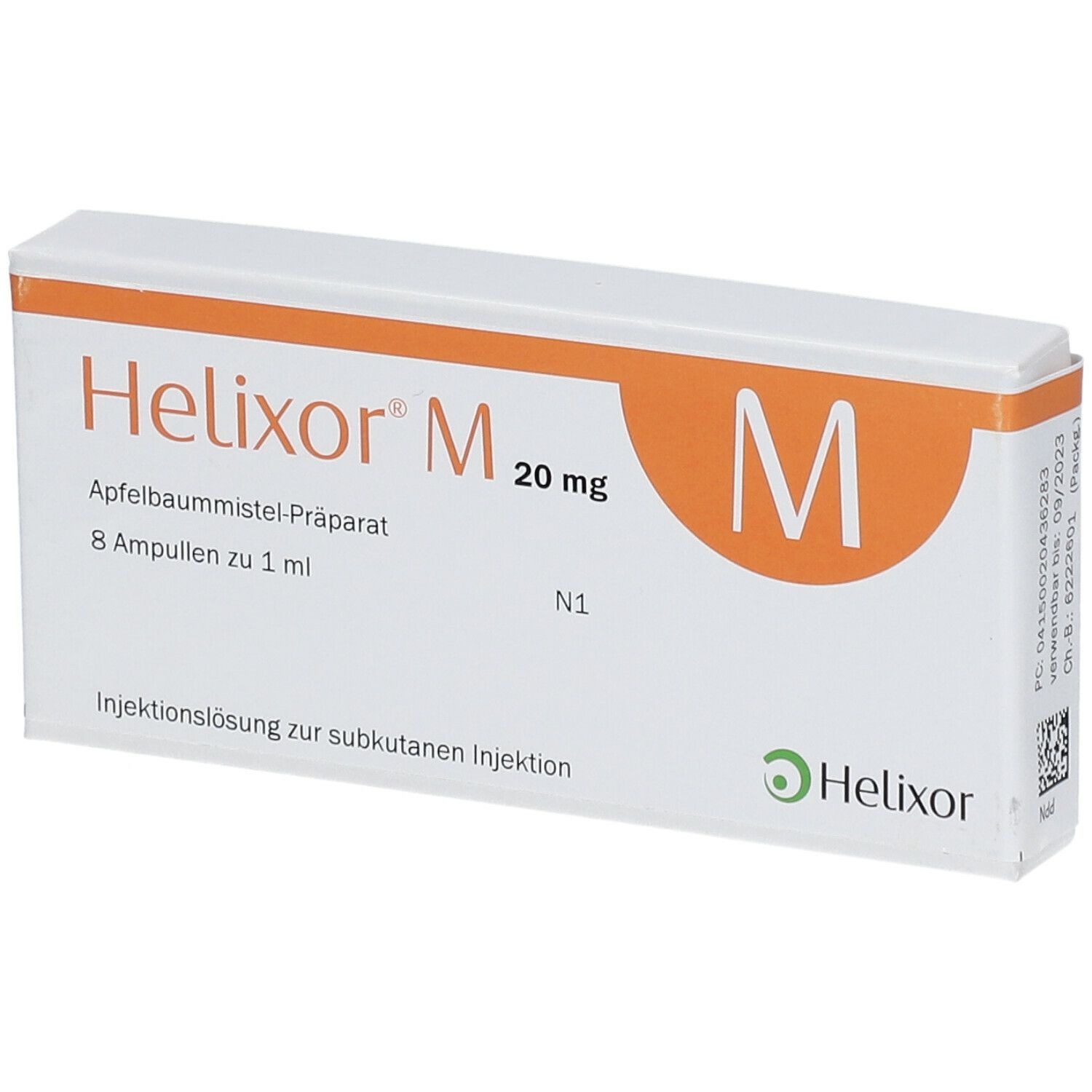 HELIXOR M sol inj 20 mg amp 8 pce