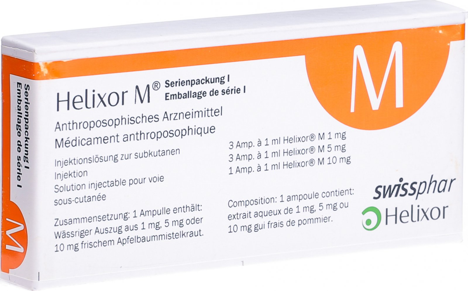 HELIXOR M série 1 sol inj amp 7 pce