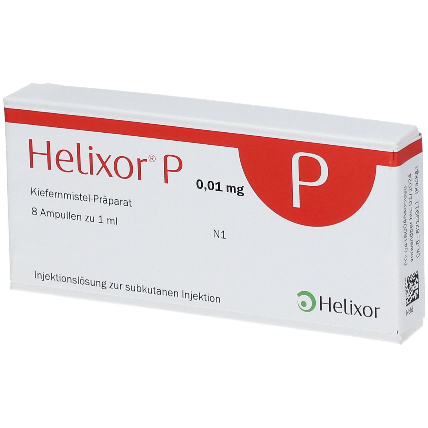 Helixor P 0,01 mg, Injektionslösung (s.c.)