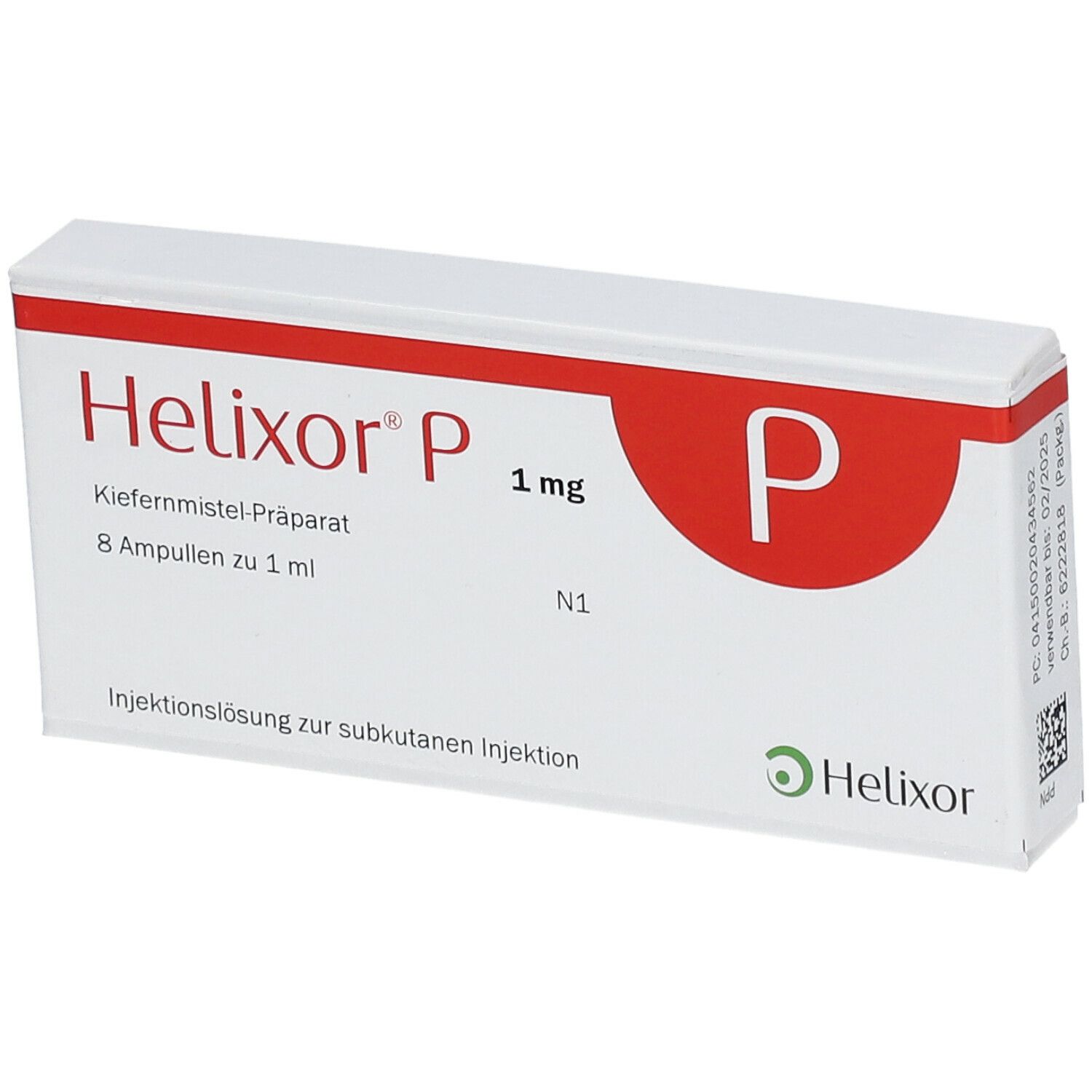 HELIXOR P sol inj 1 mg amp 8 pce