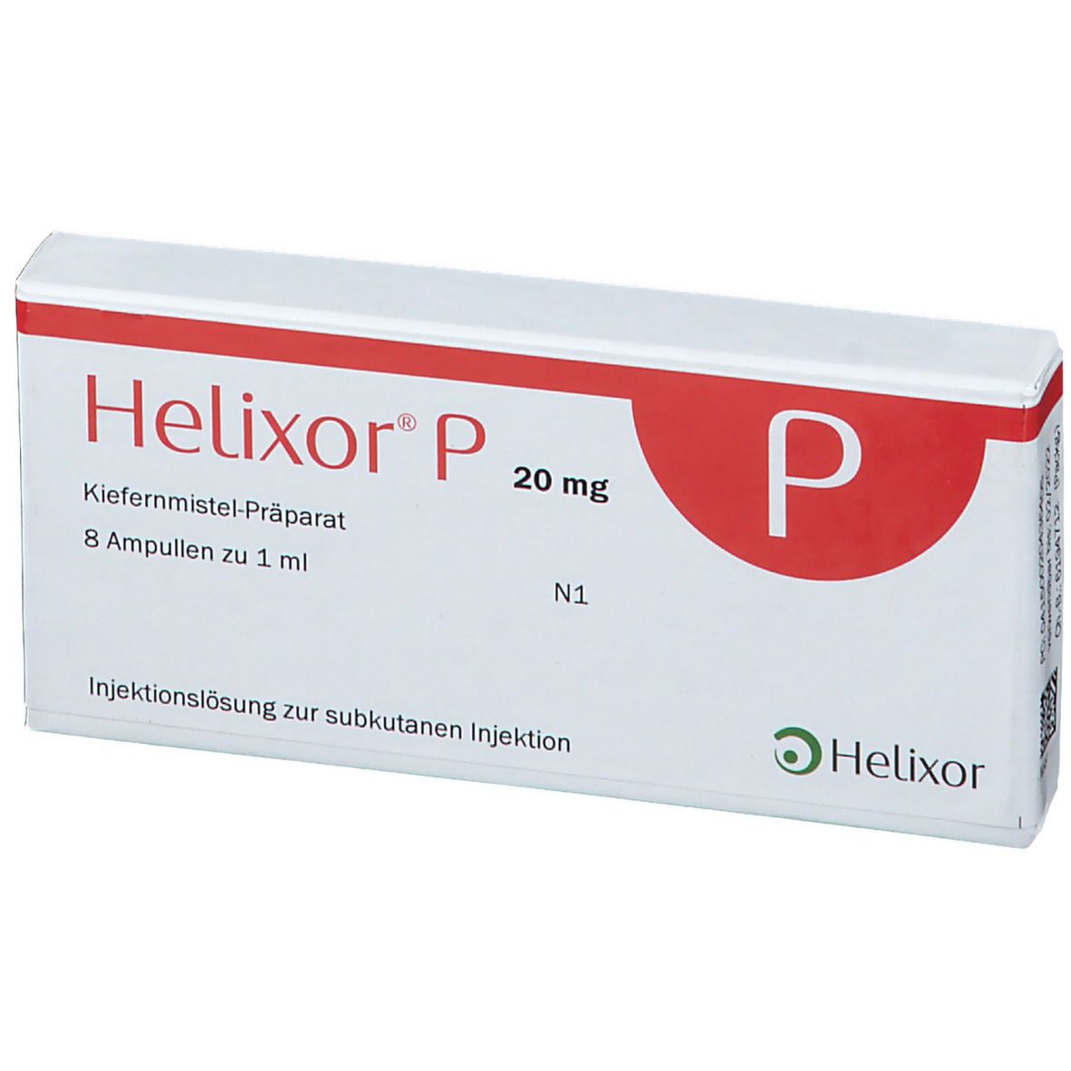 HELIXOR P sol inj 20 mg amp 8 pce