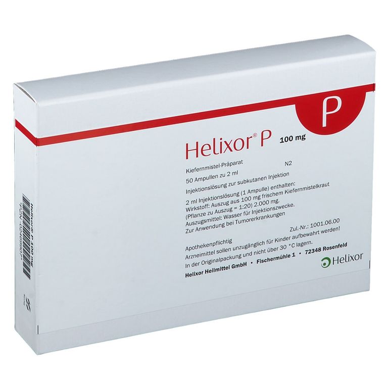 HELIXOR P sol inj 100 mg 8 amp 2 ml