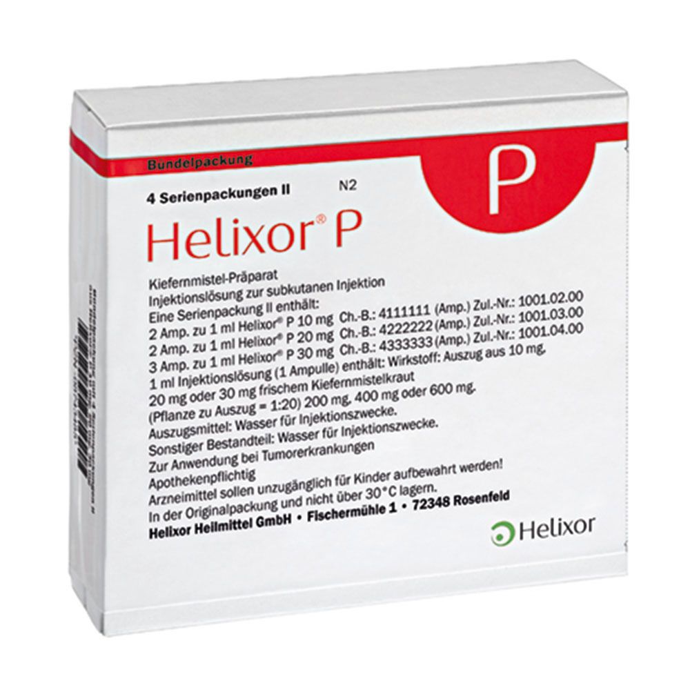 HELIXOR P série 2 sol inj amp 7 pce