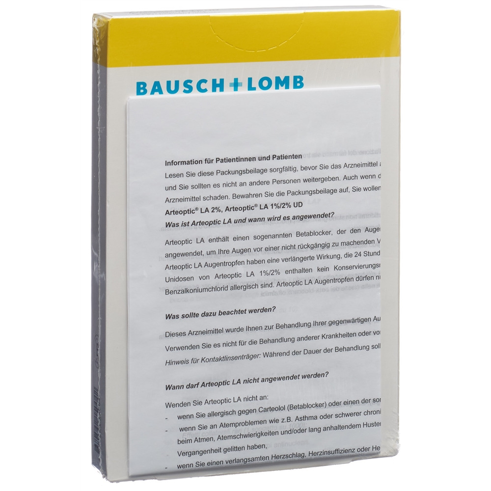 Arteoptic LA 2% UD, Augentropfen