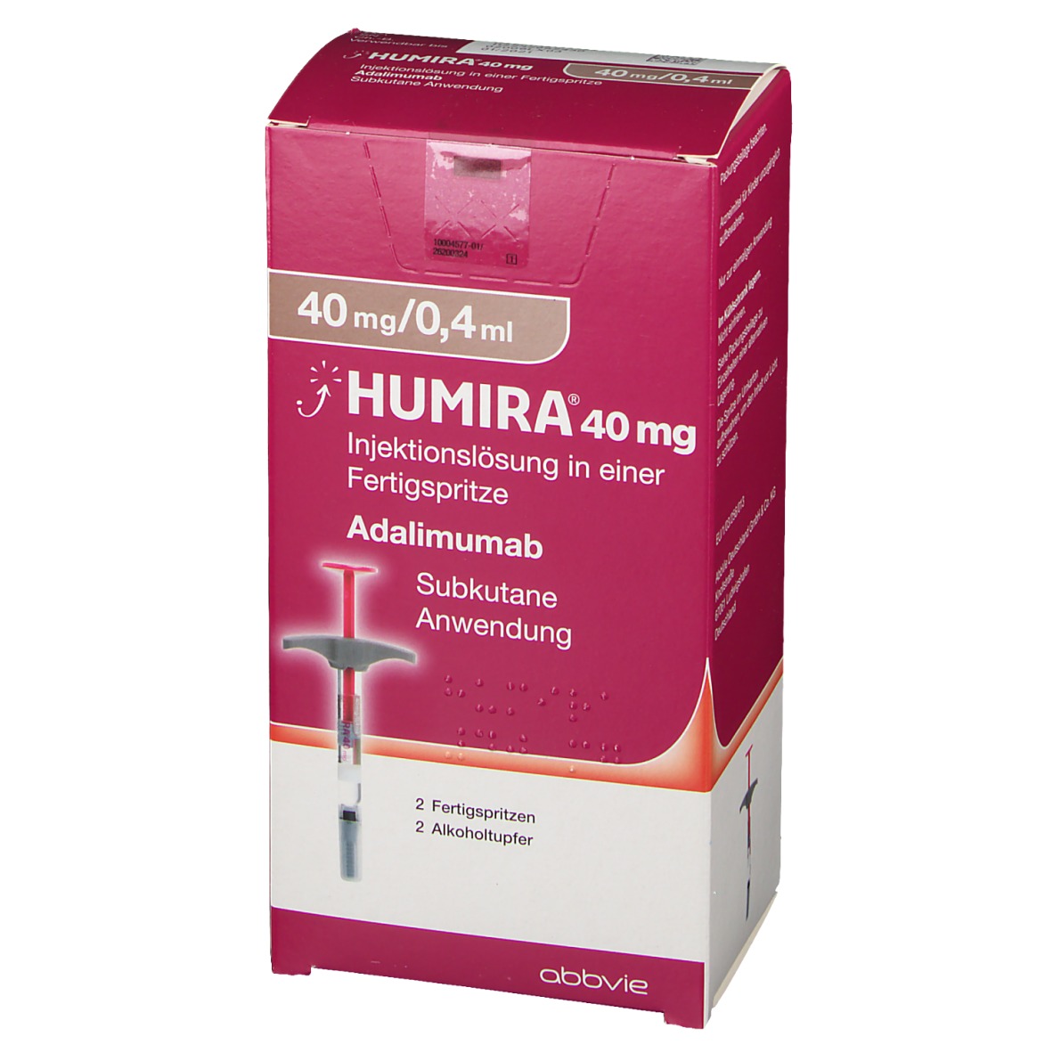 Humira 40 mg/0.4 ml, Injektionslösung in einer Fertigspritze