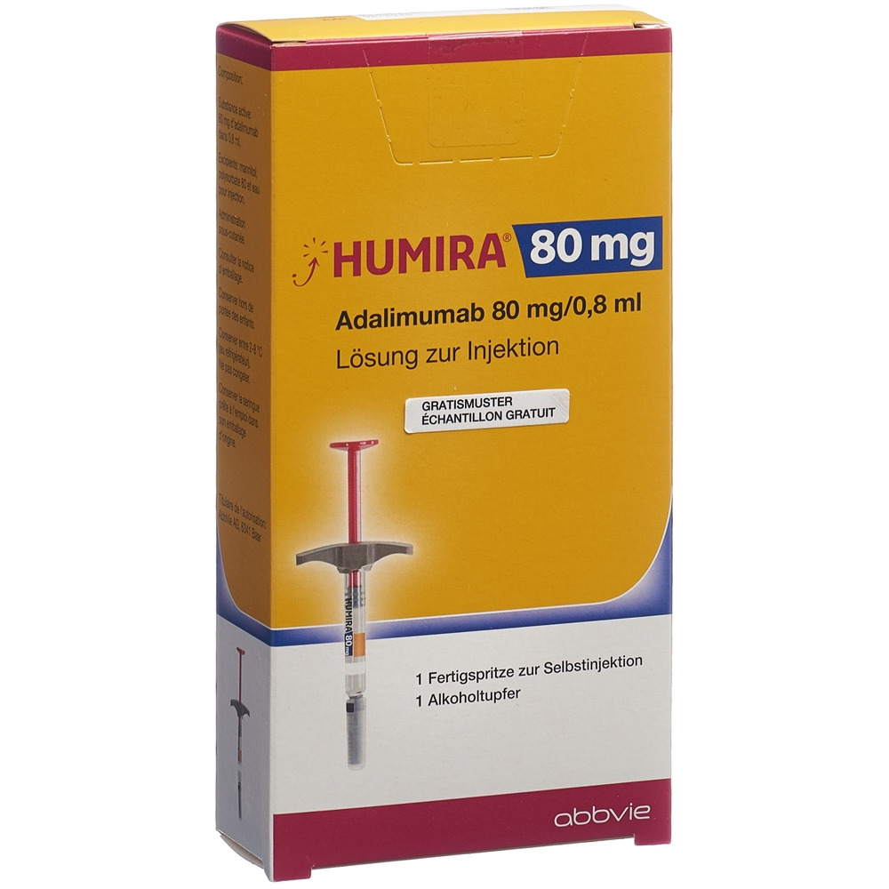 HUMIRA 80 mg/0.8 ml sol inj 80 mg 1 pce