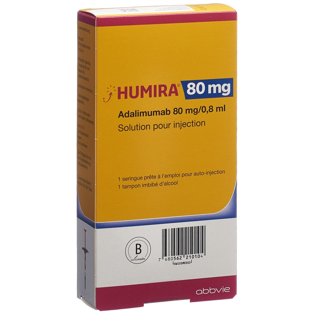 HUMIRA 80 mg/0.8 ml sol inj 80 mg 1 pce