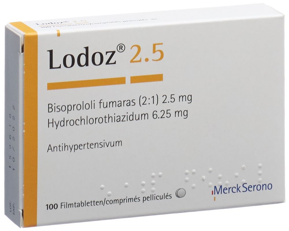 Lodoz 2,5 mg, Filmtabletten