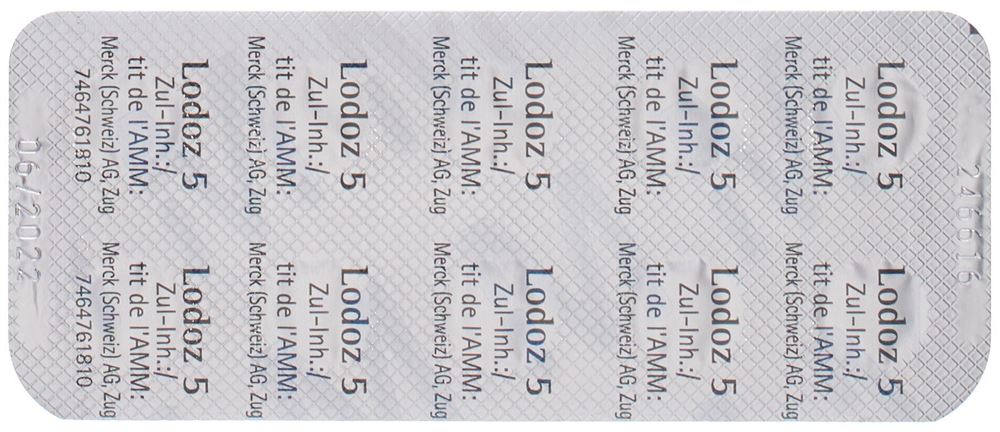 Lodoz 5 mg, Filmtabletten