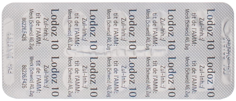 Lodoz 10 mg, Filmtabletten