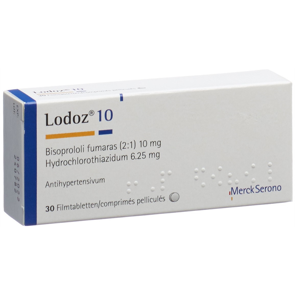 LODOZ 10 cpr pell 10/6.25mg 30 pce